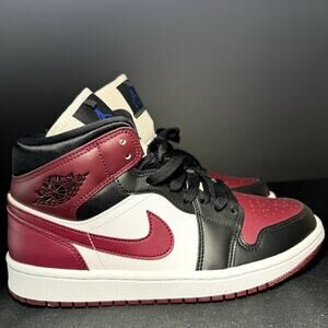 Size 8.5 - Wmns Nike Air Jordan 1 Mid SE Gold Pendants Women's Shoes